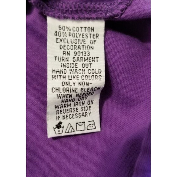 Bob Mackie Women's Top Size XL Purple V-Neck Embroidered Wearable Art - Picture 5 of 5